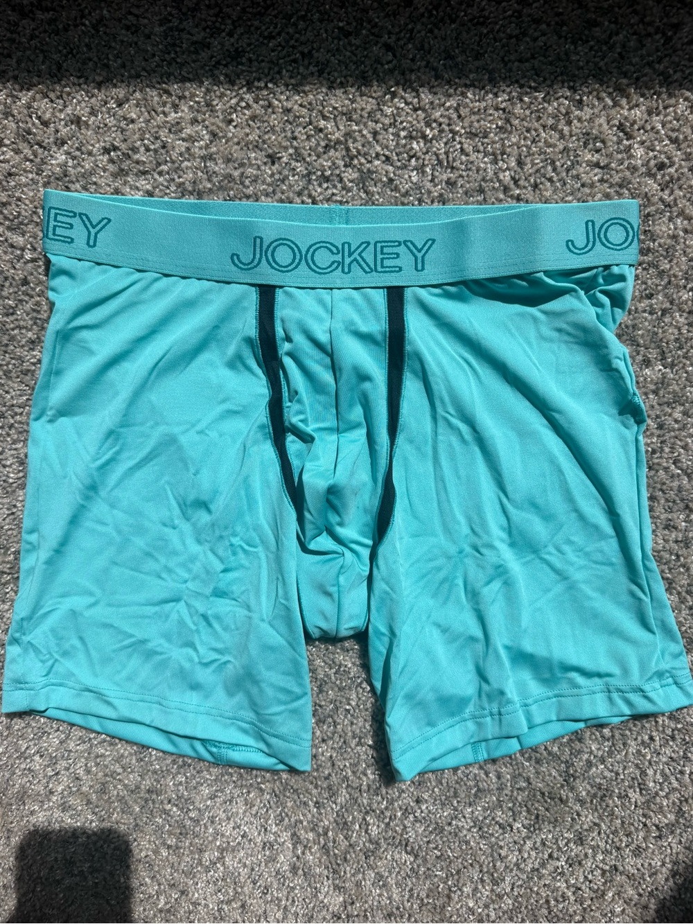 Jockey Men's Turquoise Performance Boxer Briefs